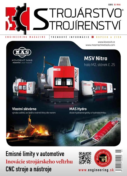 E-magazín STROJÁRSTVO/STROJÍRENSTVÍ 5/2015 - MEDIA/ST s.r.o.