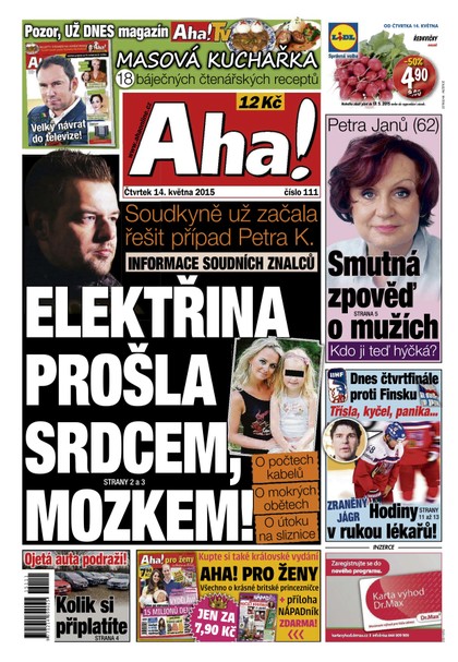 E-magazín AHA! - 14.5.2015 - CZECH NEWS CENTER a. s.