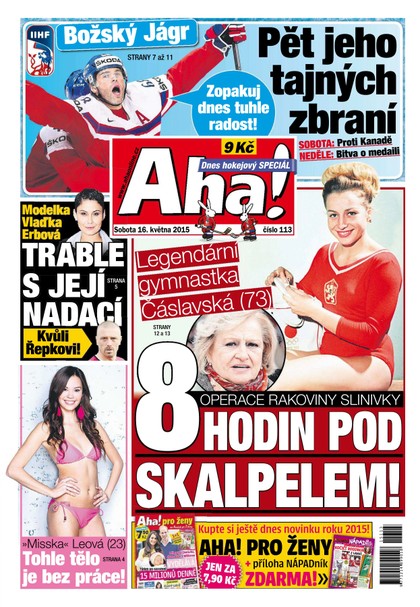 E-magazín AHA! - 16.5.2015 - CZECH NEWS CENTER a. s.