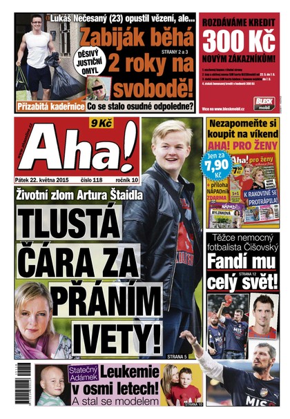 E-magazín AHA! - 22.5.2015 - CZECH NEWS CENTER a. s.