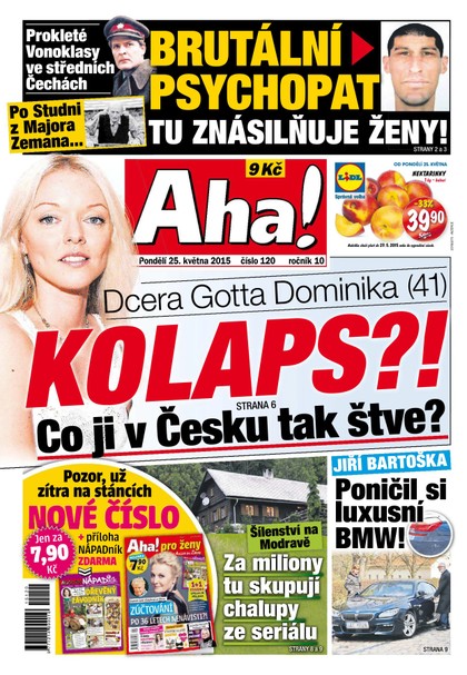 E-magazín AHA! - 25.5.2015 - CZECH NEWS CENTER a. s.