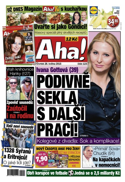 E-magazín AHA! - 28.5.2015 - CZECH NEWS CENTER a. s.