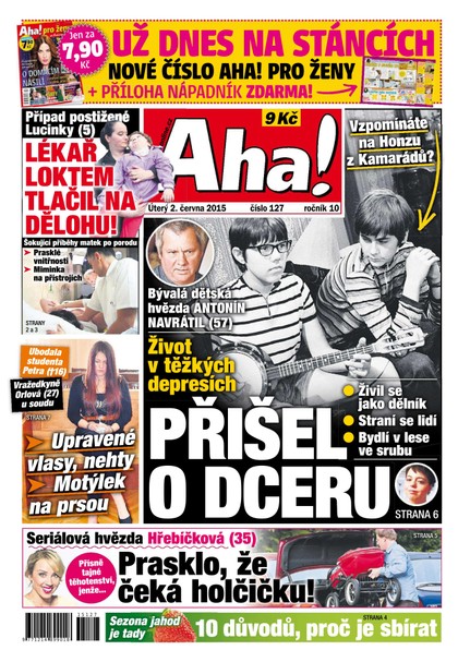 E-magazín AHA! - 2.6.2015 - CZECH NEWS CENTER a. s.