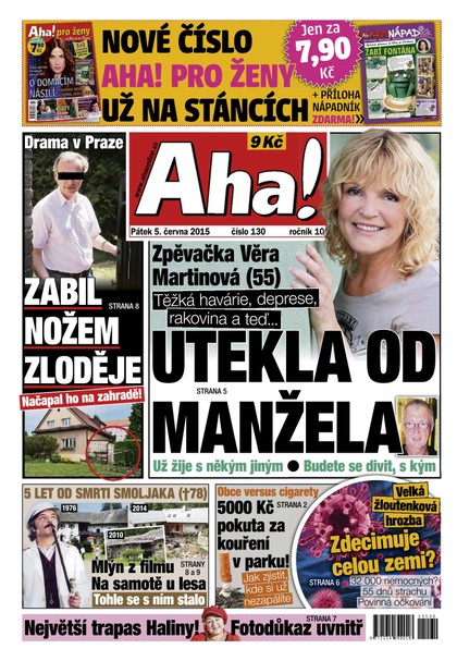 E-magazín AHA! - 5.6.2015 - CZECH NEWS CENTER a. s.