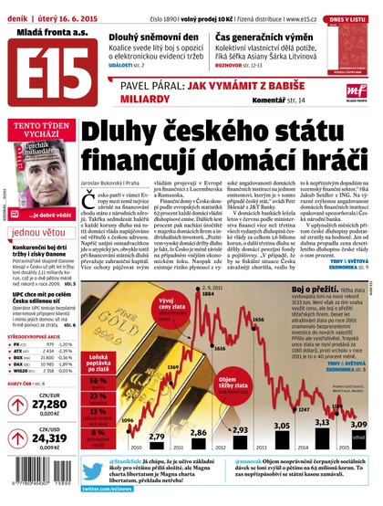 E-magazín E15 16.6.2015 - Czech Media Invest