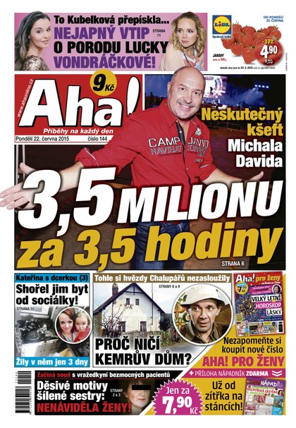 E-magazín AHA! - 22.6.2015 - CZECH NEWS CENTER a. s.