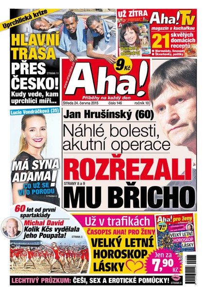 E-magazín AHA! - 24.6.2015 - CZECH NEWS CENTER a. s.