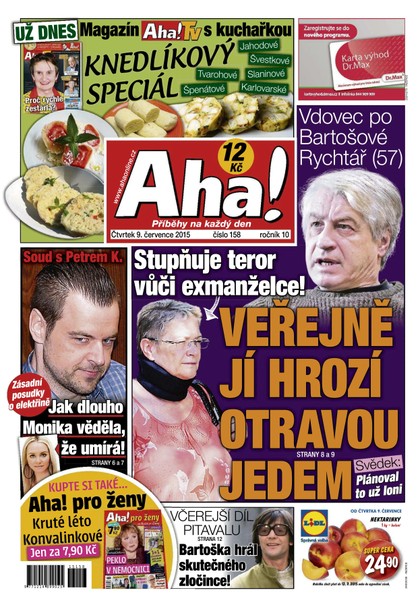 E-magazín AHA! - 9.7.2015 - CZECH NEWS CENTER a. s.