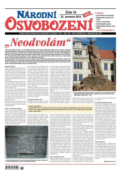 E-magazín Národní Osvobození 15/2015 - Vydavatelství MAC