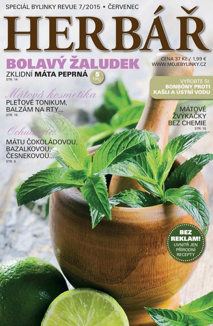 E-magazín Herbář 7/15 máta - BYLINKY REVUE, s. r. o.