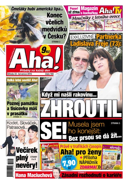 E-magazín AHA! - 22.7.2015 - CZECH NEWS CENTER a. s.