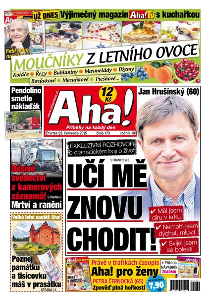 E-magazín AHA! - 23.7.2015 - CZECH NEWS CENTER a. s.