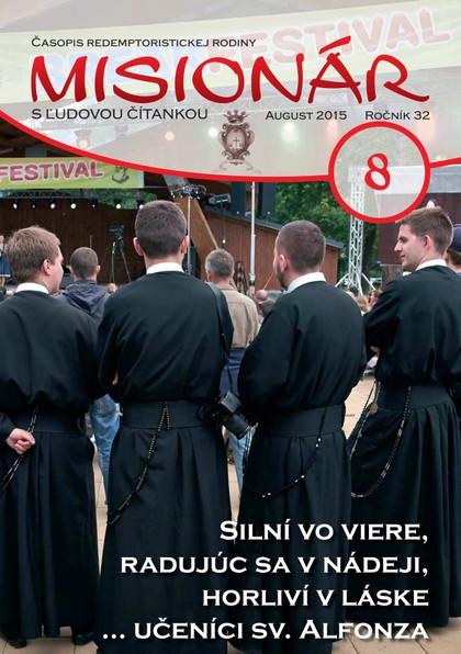 E-magazín Misionár 8/2015 - Redemptoristi – Vydavateľstvo Misionár