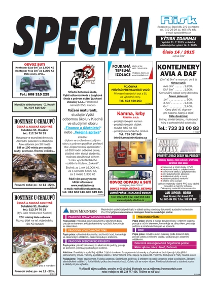 E-magazín Special 14/2015 - Risk