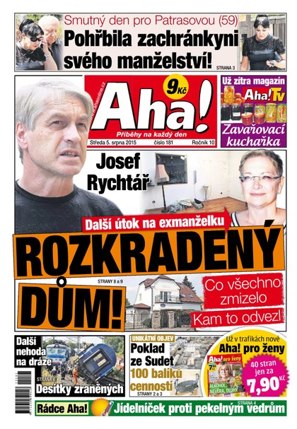 E-magazín AHA! - 5.8.2015 - CZECH NEWS CENTER a. s.