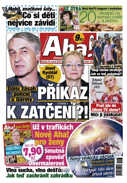 E-magazín AHA! - 19.8.2015 - CZECH NEWS CENTER a. s.