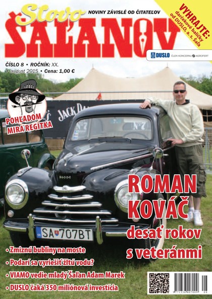 E-magazín Slovo Šaľanov 8/2015 - Fantázia media, s. r. o.