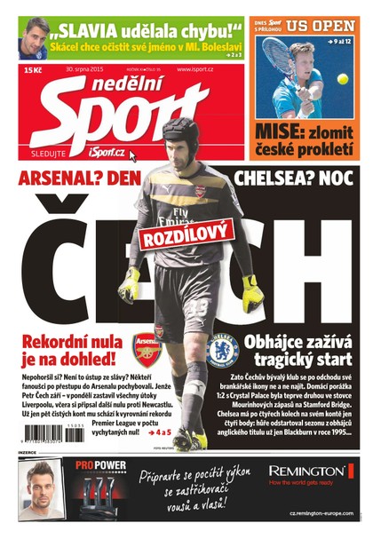 E-magazín Nedělní Sport - 30.8.2015 - CZECH NEWS CENTER a. s.