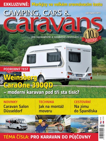 E-magazín Camping, Cars & Caravans 5/2015 - NAKLADATELSTVÍ MISE, s.r.o.