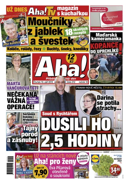 E-magazín AHA! - 10.9.2015 - CZECH NEWS CENTER a. s.