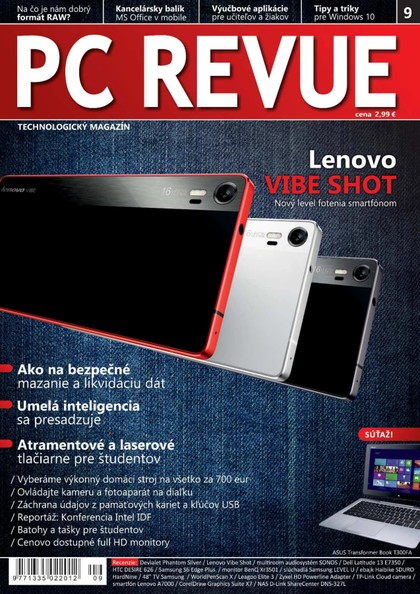 E-magazín PC REVUE 9/2015 -  DIGITAL VISIONS spol. s r.o. 