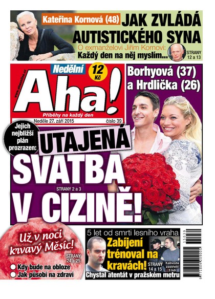 E-magazín Nedělní AHA! - 27.9.2015 - CZECH NEWS CENTER a. s.