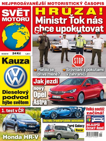 E-magazín Svět motorů - 29.9.2015 - CZECH NEWS CENTER a. s.