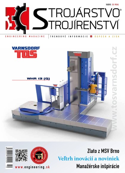 E-magazín STROJÁRSTVO/STROJÍRENSTVÍ 10/2015 - MEDIA/ST s.r.o.