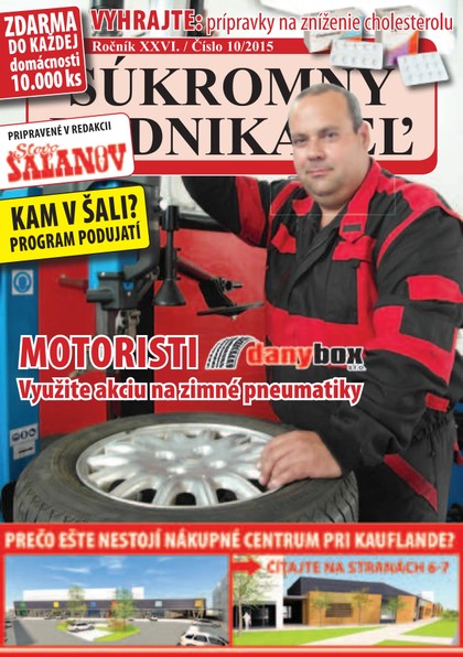 E-magazín Súkromný podnikateľ 10/2015 - Fantázia media, s. r. o.