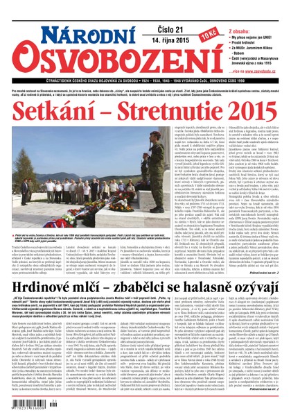 E-magazín Národní Osvobození 21/2015 - Vydavatelství MAC