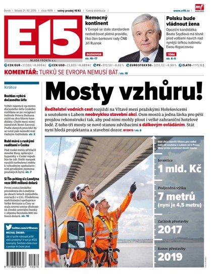 E-magazín E15 21.10.2015 - Czech Media Invest