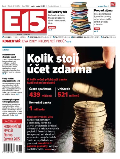 E-magazín E15 4.11.2015 - Czech Media Invest