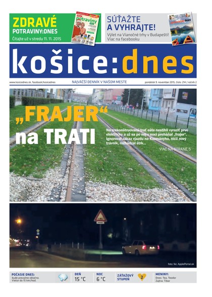 E-magazín košice:dnes 9/11/2015 - KRATKY GLOBAL: PUBLISHING, družstvo