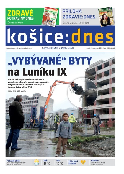 E-magazín košice:dnes 11.11.2015 - KRATKY GLOBAL: PUBLISHING, družstvo