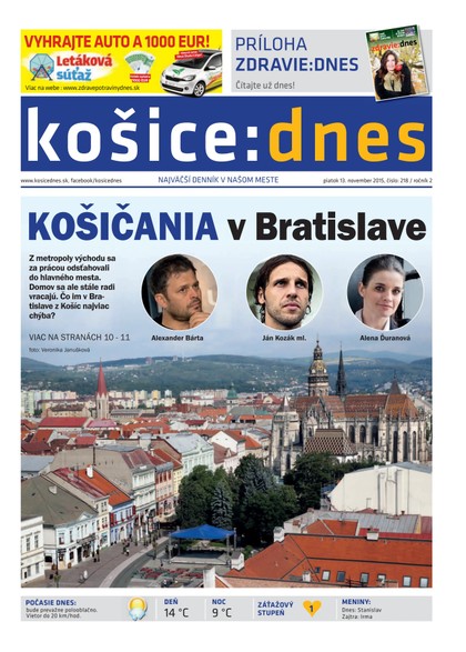 E-magazín košice:dnes 13.11.2015 - KRATKY GLOBAL: PUBLISHING, družstvo