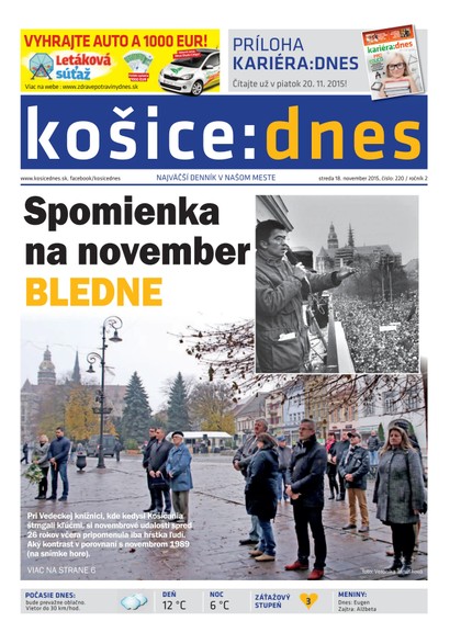 E-magazín košice:dnes, 18.11.2015 - KRATKY GLOBAL: PUBLISHING, družstvo