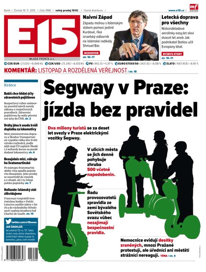 E-magazín E15 19.11.2015 - Czech Media Invest