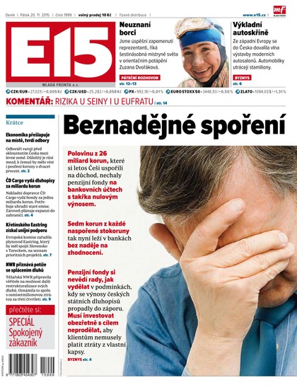 E-magazín E15 20.11.2015 - Czech Media Invest