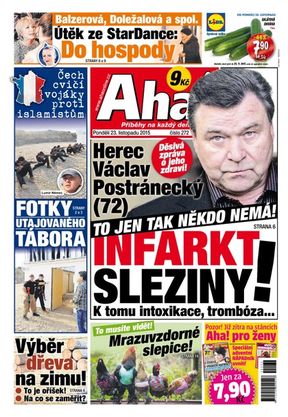 E-magazín AHA! - 23.11.2015 - CZECH NEWS CENTER a. s.