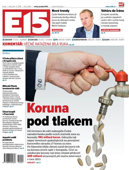 E-magazín E15 24.11.2015 - Czech Media Invest