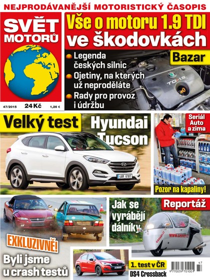 E-magazín Svět motorů - 16.11.2015 - CZECH NEWS CENTER a. s.