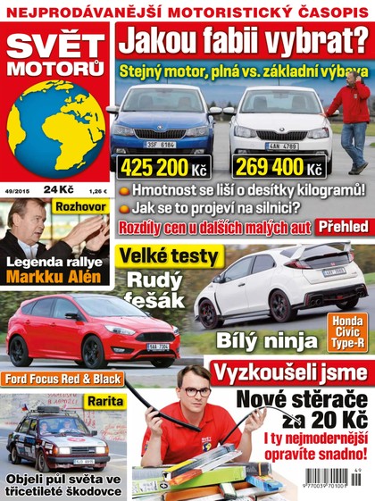 E-magazín Svět motorů - 30.11.2015 - CZECH NEWS CENTER a. s.