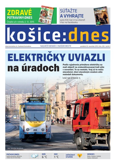 E-magazín košice:dnes 20.11.2015 - KRATKY GLOBAL: PUBLISHING, družstvo