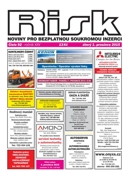 E-magazín Risk 92/2015 - Risk