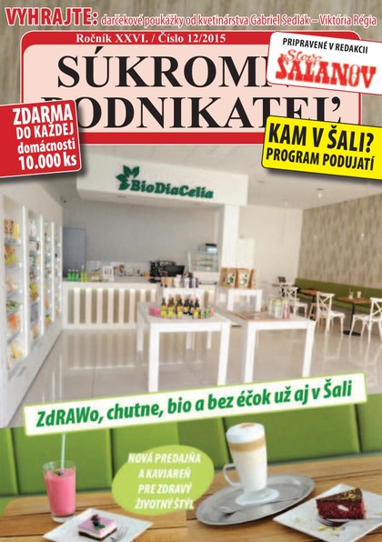 E-magazín Súkromný podnikateľ 12/2015 - Fantázia media, s. r. o.