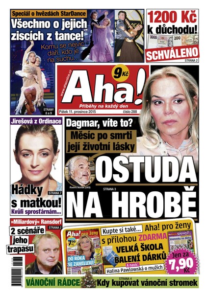 E-magazín AHA! - 11.12.2015 - CZECH NEWS CENTER a. s.