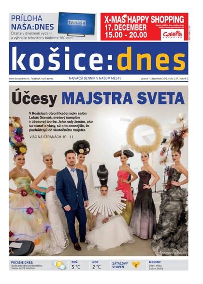 E-magazín košice:dnes 11.12.2015 - KRATKY GLOBAL: PUBLISHING, družstvo