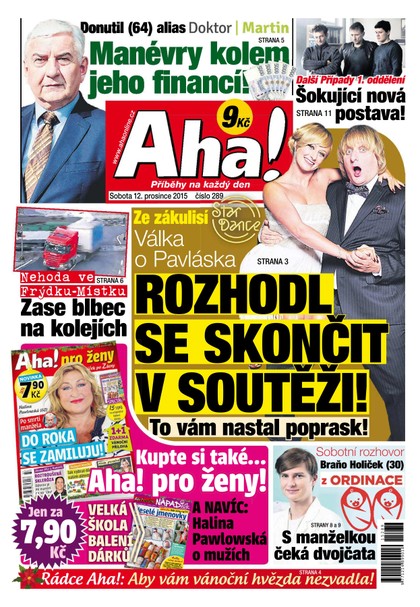 E-magazín AHA! - 12.12.2015 - CZECH NEWS CENTER a. s.