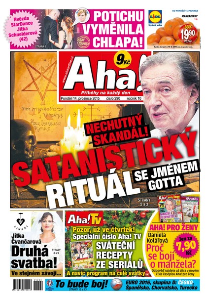 E-magazín AHA! - 14.12.2015 - CZECH NEWS CENTER a. s.