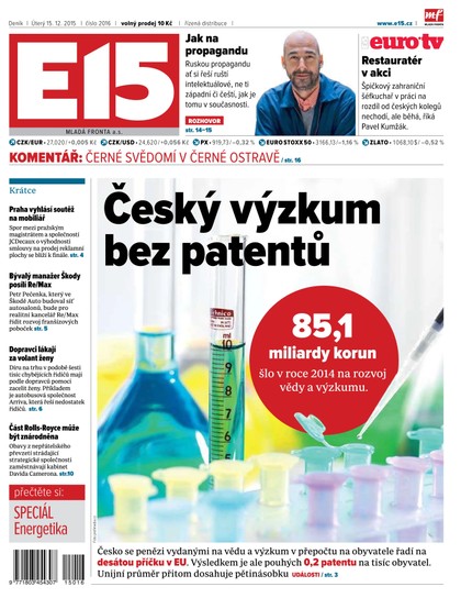 E-magazín E15 15.12.2015 - Czech Media Invest